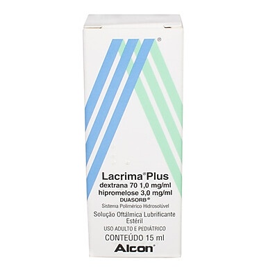 Lacríma Plus Colírio 15ml – Hidratação Intensa para os Olhos