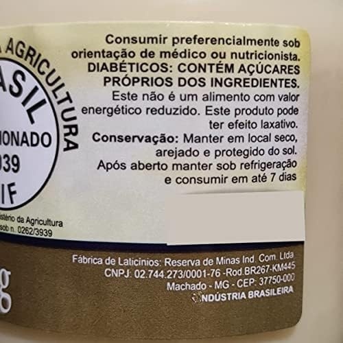 SOBREMESA LACTEA SABOR LEITE CONDENSADO ZERO AÇUCAR RESERVA DE MINAS 210g