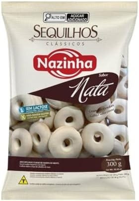 Nazinha Sequilhos Nata Sem Glúten Sem Lactose 300g