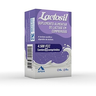 Lactosil 4.500 FCC: Alivie a Intolerância à Lactose!