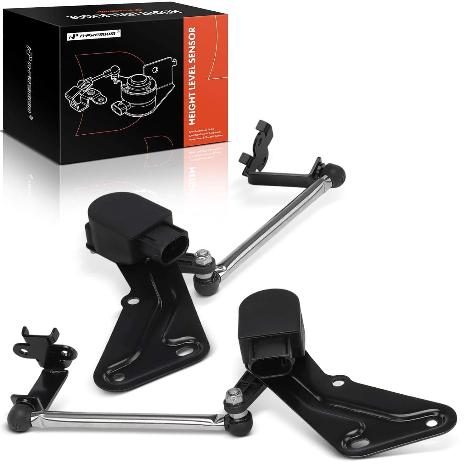Sensor de Nível de Altura A-Premium para Mercedes-Benz E350, E400, E550, CLS - Lado Dianteiro Esquerdo