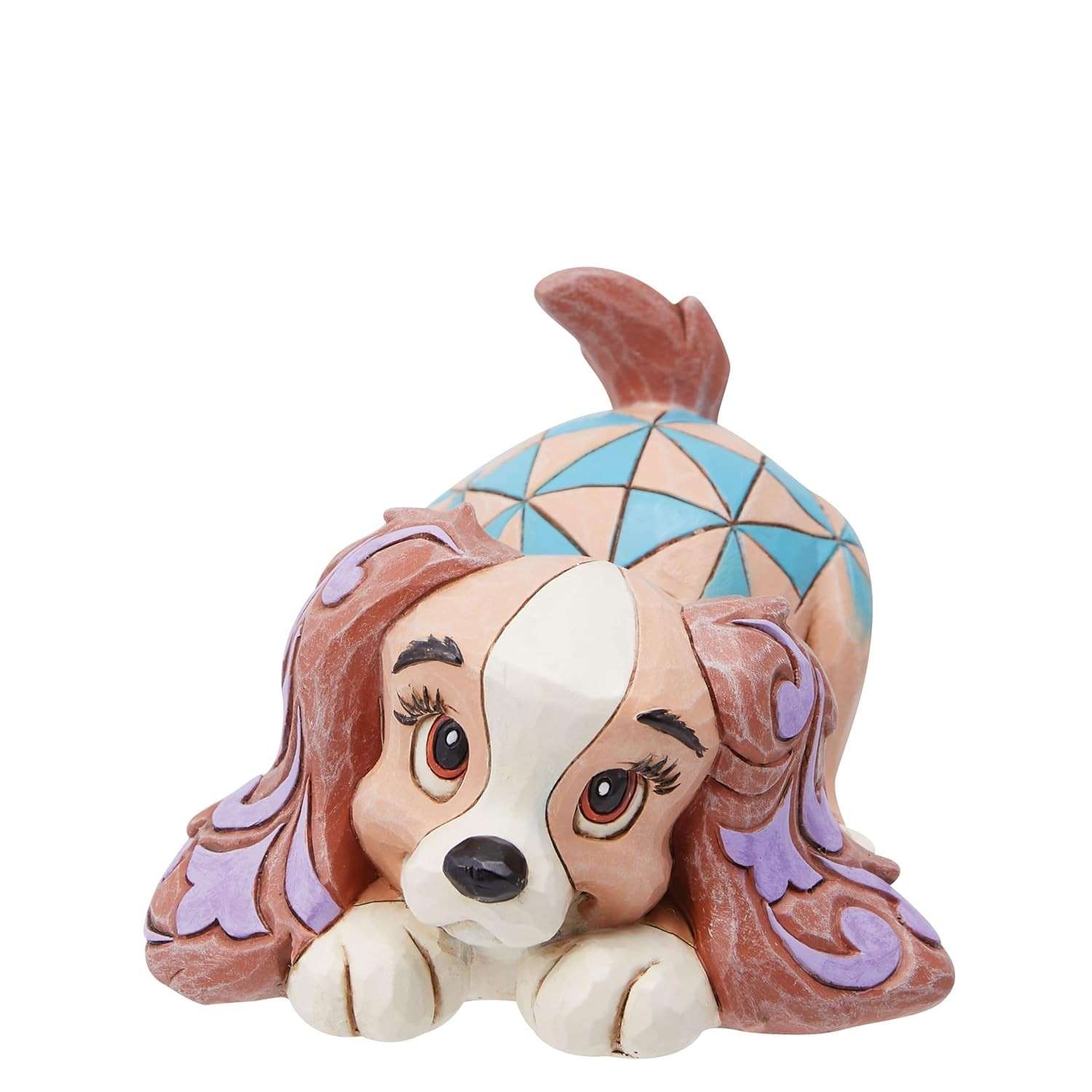 Estatueta Lady and The Tramp Jim Shore Disney Traditions - 6 cm Multicolorido