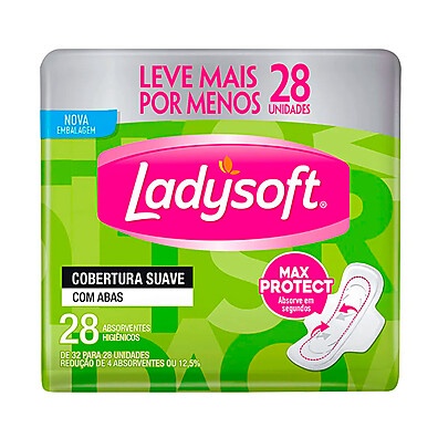 Ladysoft: Absorvente com Abas para o Seu Dia a Dia