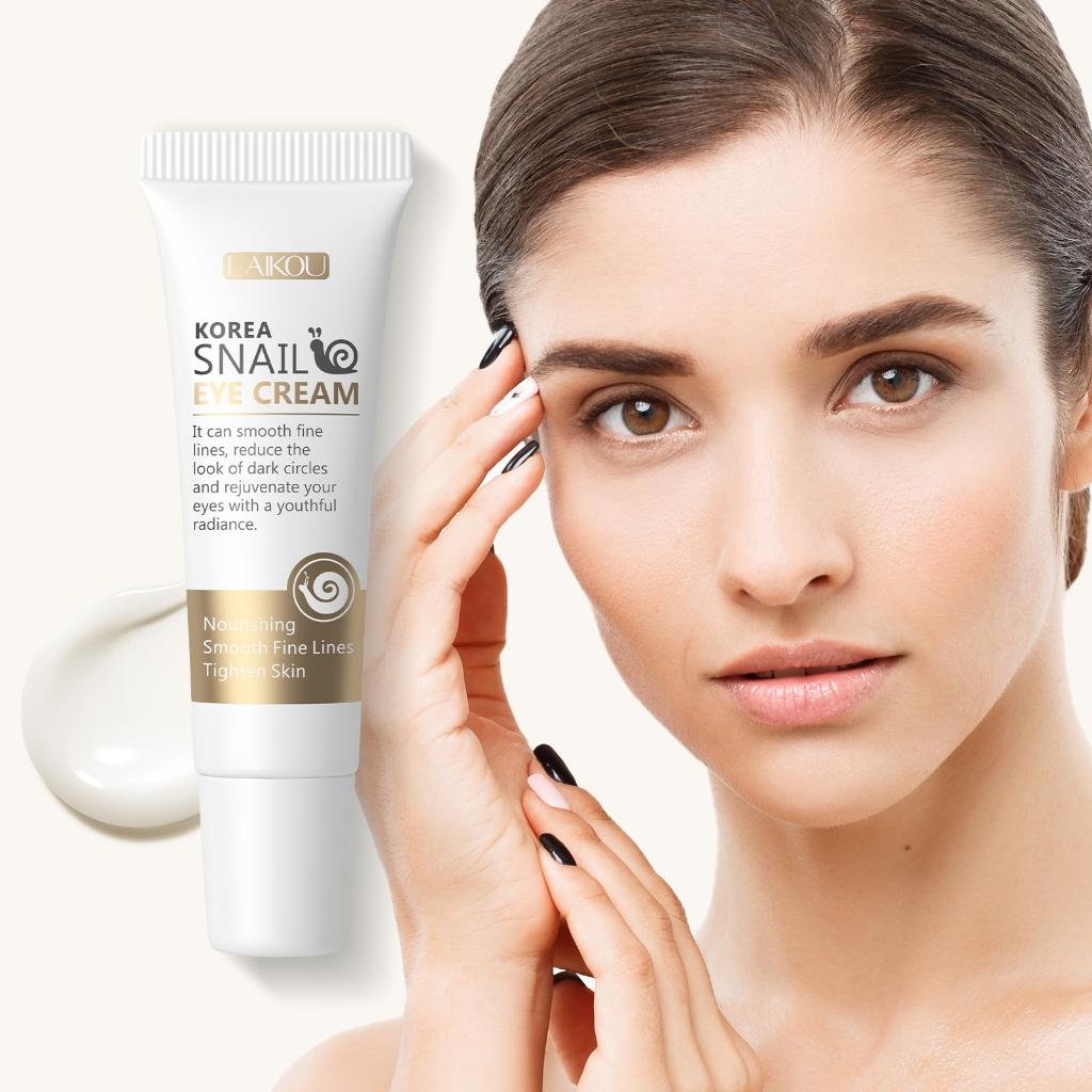 Laikou Creme de Olho Caracol: Adeus, Olheiras e Bolsas!