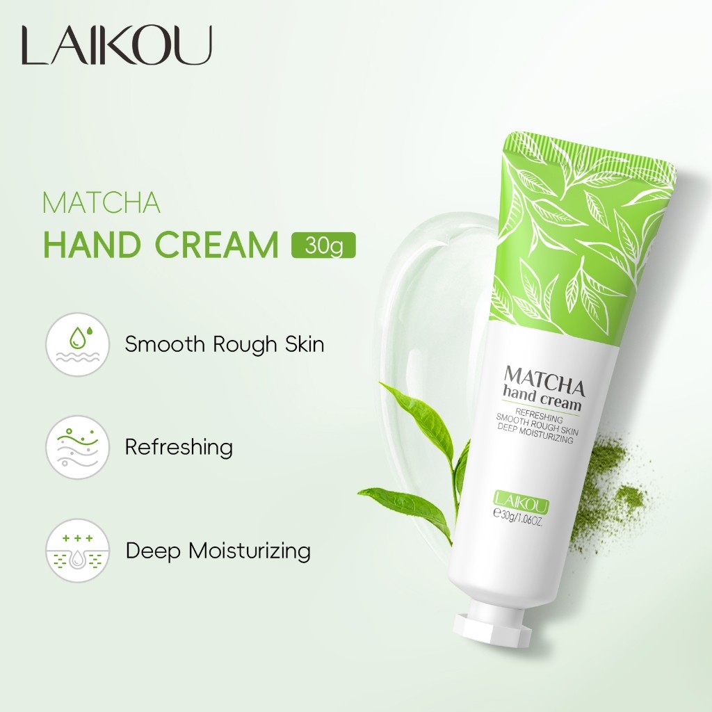 Laikou Matcha: Hidratação e Reparo para Suas Mãos