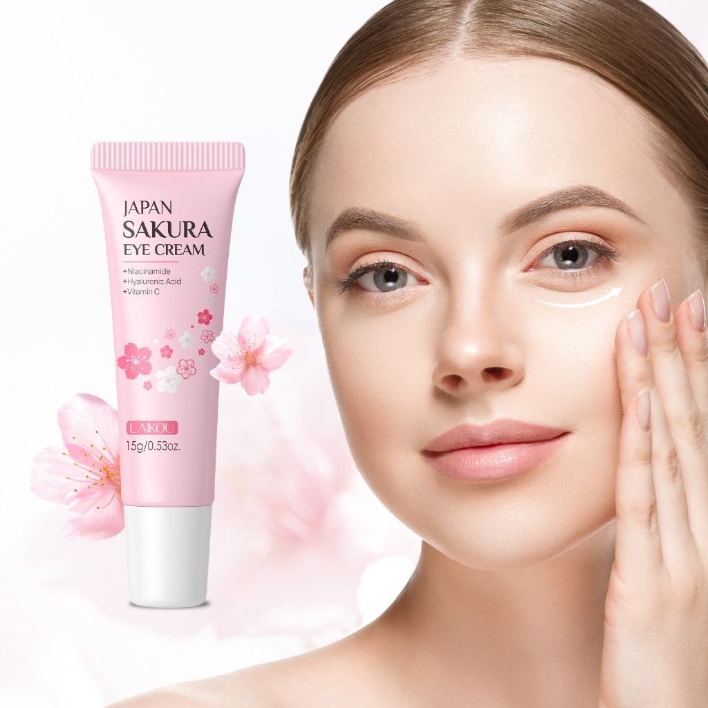 Laikou Sakura: Creme para Olhos Anti-Idade