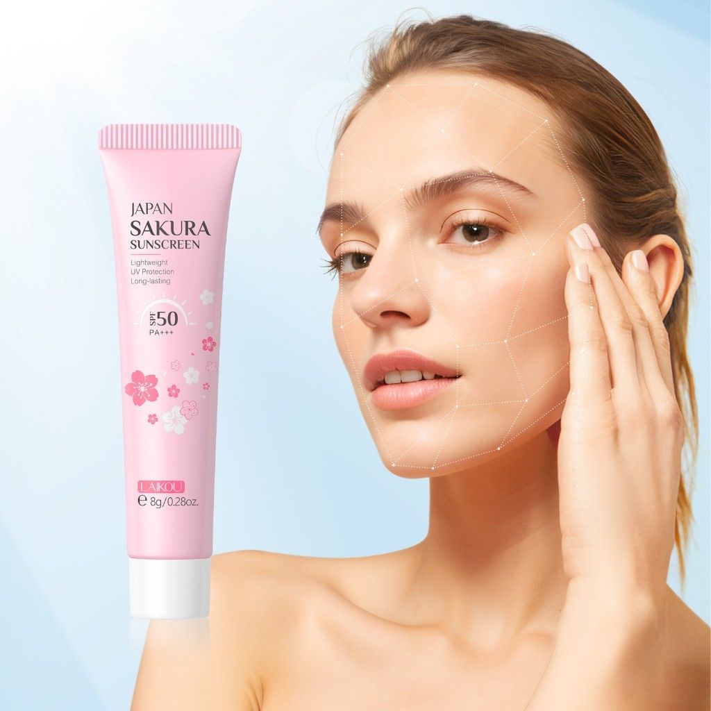 LAIKOU Sakura SPF50: Proteção Solar Facial Completa