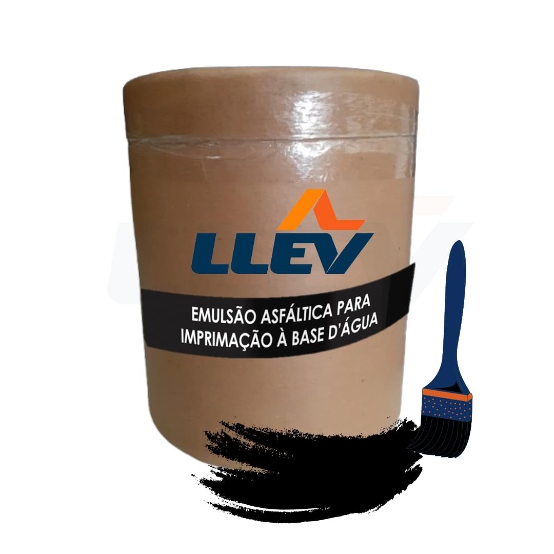 Primer Asfáltico Base Água 18L - Impermeabilização Profissional para Telhados e Lajes