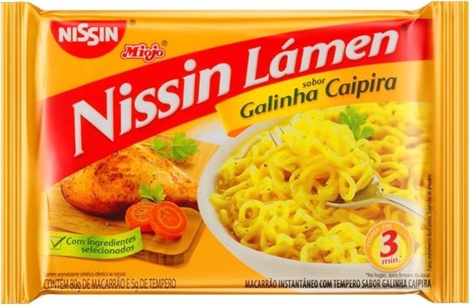 Miojo Lamen Sabor Caipira Nissin 85g