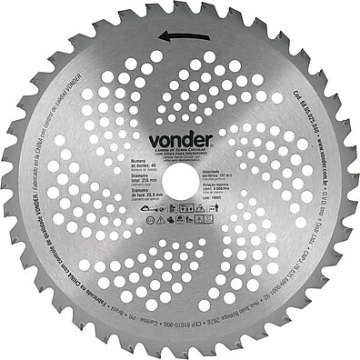 Lâmina Circular Vonder 255mm: Corte Preciso!