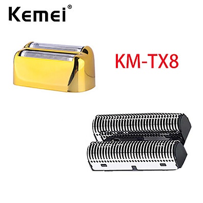 Lâmina Kemei TX8: Barbear Perfeito!