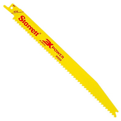 Lâmina Serra Sabre 9" Starrett BT96 – Corte Preciso em Madeira