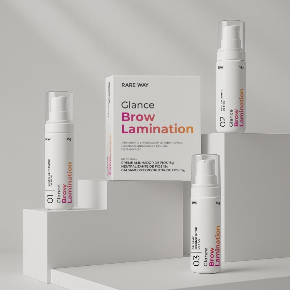 Lamination de Sobrancelhas: Kit Profissional Glance