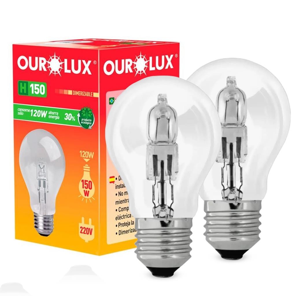 Lâmpada Eco Halógena 120W: Iluminação Eficiente!