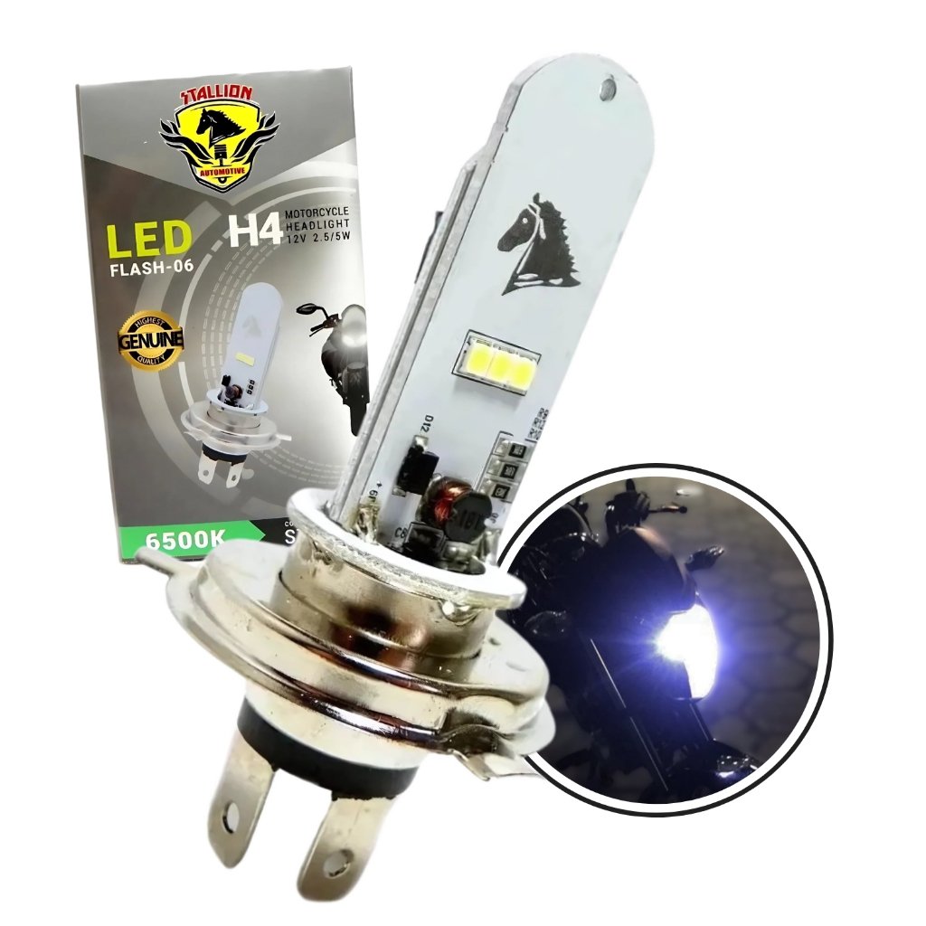 Lâmpada Farol LED Strobo H4 6500K – Moto e Carro