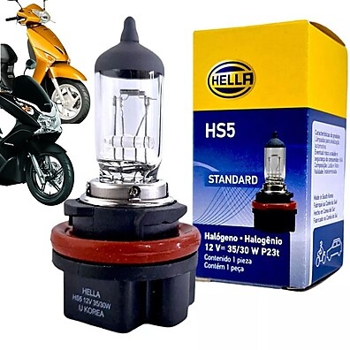 Lâmpada Farol PCX150/Lead 110: HELLA HS5 35/30W