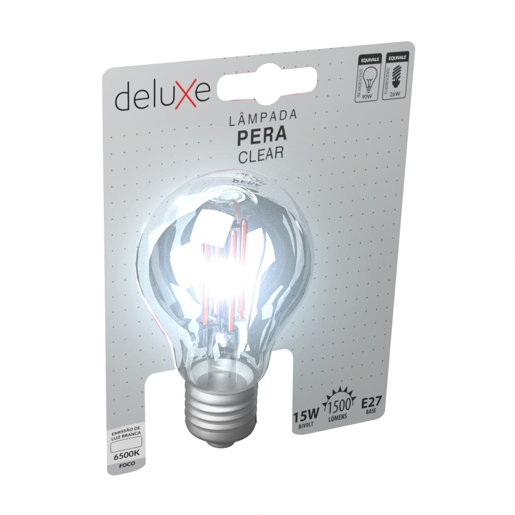 Lâmpada Filamento LED 15W: Elegância e Luz!