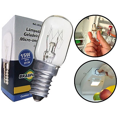 Lâmpada Geladeira/Micro-ondas: Iluminação Quente Brasfort