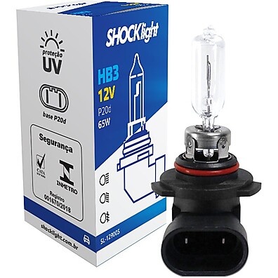 Lâmpada Halógena HB3 55W: Iluminação Potente!