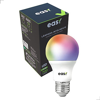 Lâmpada Inteligente 10W RGB com Alexa – Ilumine do Seu Jeito
