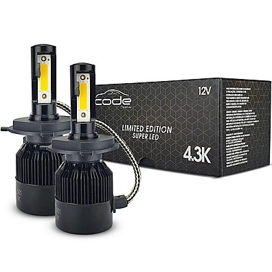 Lâmpada LED Code 4300K: Visibilidade e Segurança