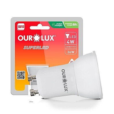 Lâmpada LED Dicroica 4W: Ilumine com Qualidade!