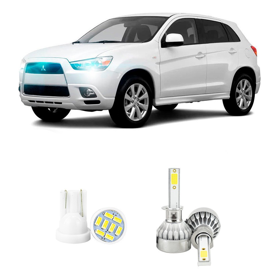 Lâmpada LED Farol Baixo Mitsubishi Outlander 2010-13 20000lm