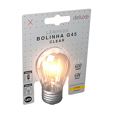 Lâmpada LED G45: Aconchego e Elegância