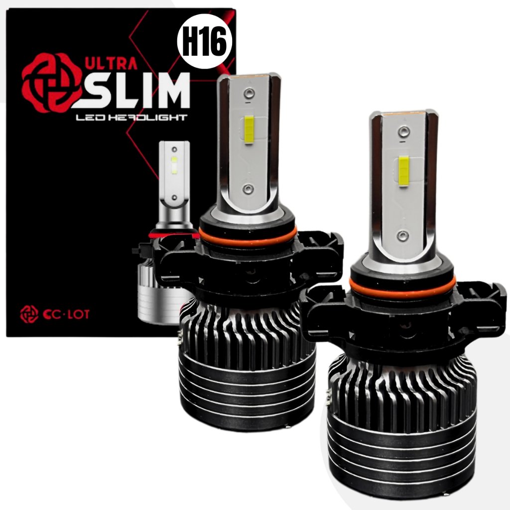 Lâmpada LED H16: Iluminação Ultra Slim e 4000 Lúmens