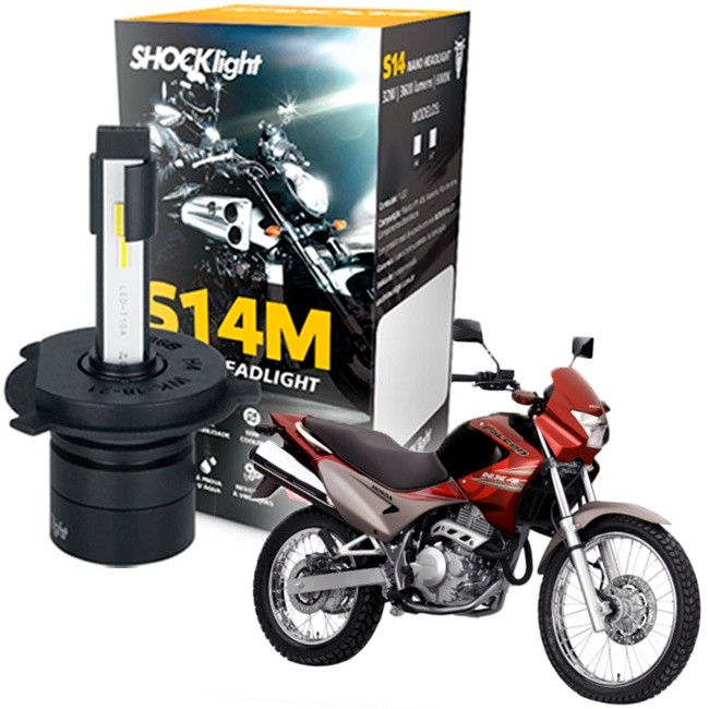 Lâmpada LED H4 Moto: Ilumine sua Falcon 400i!