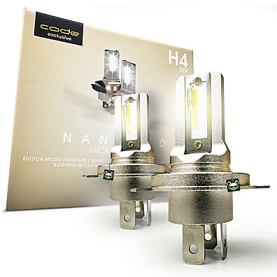 Lâmpada LED H4 Nano Code: Iluminação Potente!