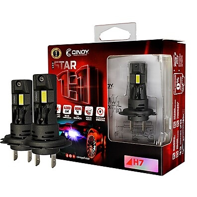 Lâmpada LED H7 12000 Lúmens: Iluminação Superior!