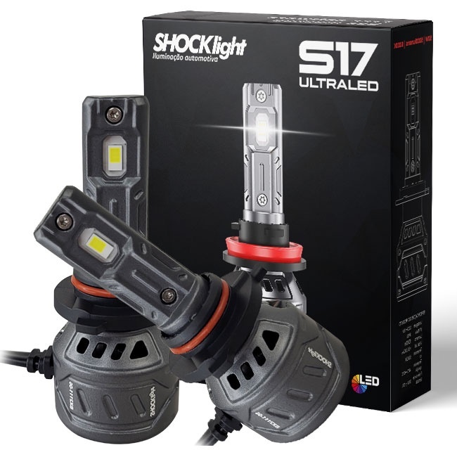 Lâmpada LED HB3 55W Shocklight: Iluminação Premium!