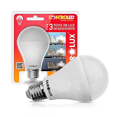 Lâmpada LED Inteligente: 3 Tons e Dimmer