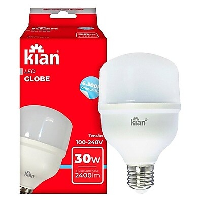 Lâmpada LED Kian 30W: Economia e Luz Branca!