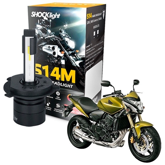 Lâmpada LED Moto: Iluminação Ultra Forte para CB 600F Hornet