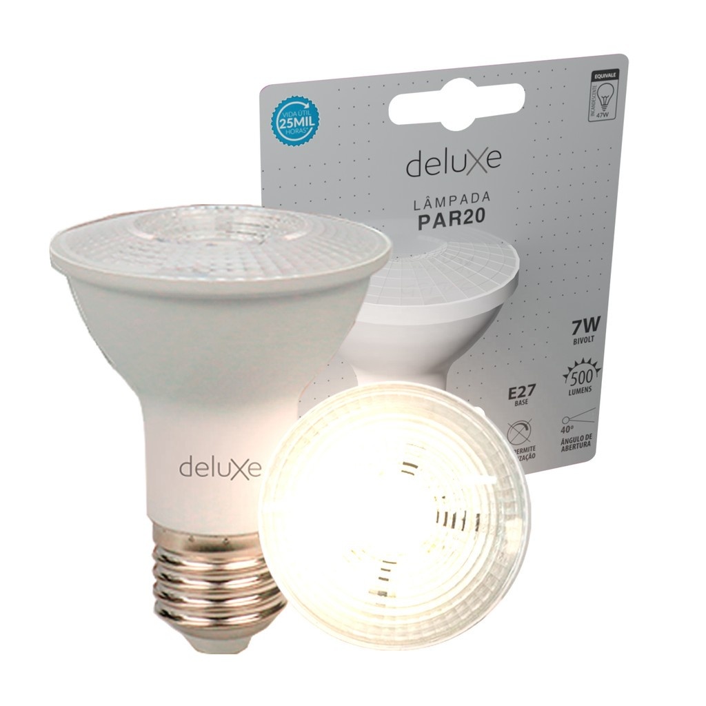 Lâmpada LED PAR20 7W: Iluminação Eficiente!