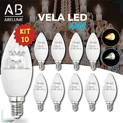 Lâmpada LED Vela E14: Ilumine com Estilo!