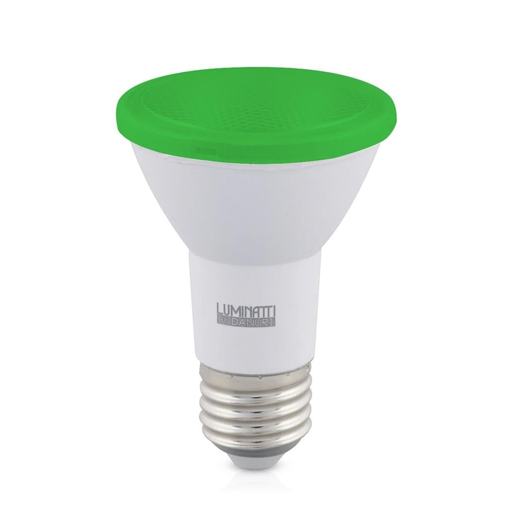 Lâmpada LED Verde Par20: Ilumine com Cor!