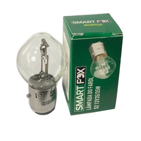 Lâmpada Moto Farol S2 12V 35/35W Shineray – Potência e Visibilidade
