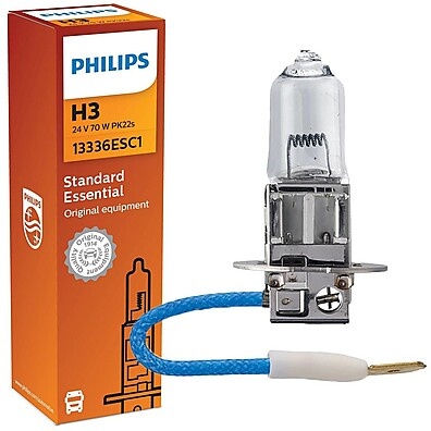 Lâmpada Philips H3 70W 24V: Iluminação Essencial