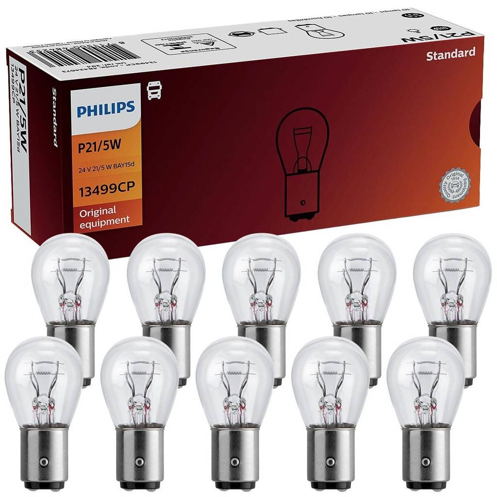 Lâmpada Philips P21/5W 24V: Iluminação Segura!