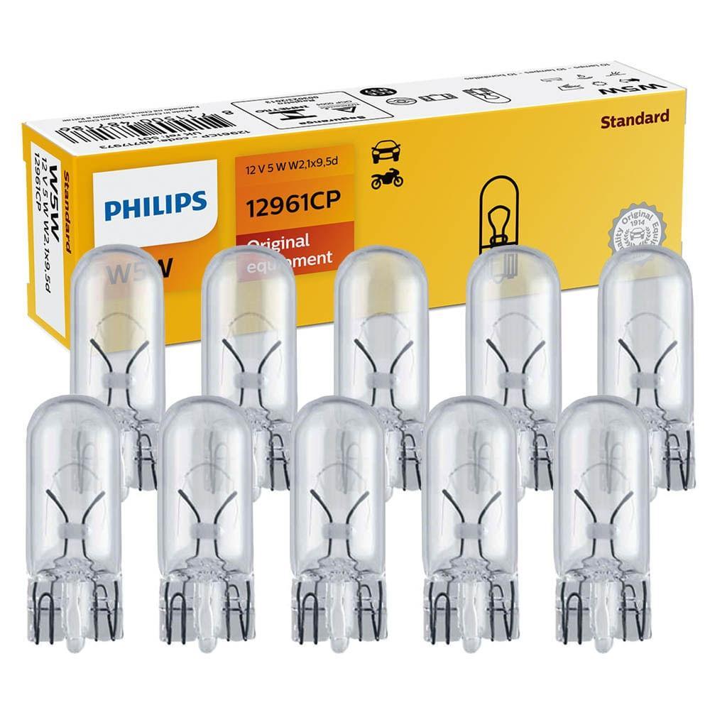 Lâmpada Philips W5W 12V: Iluminação Segura e Durável