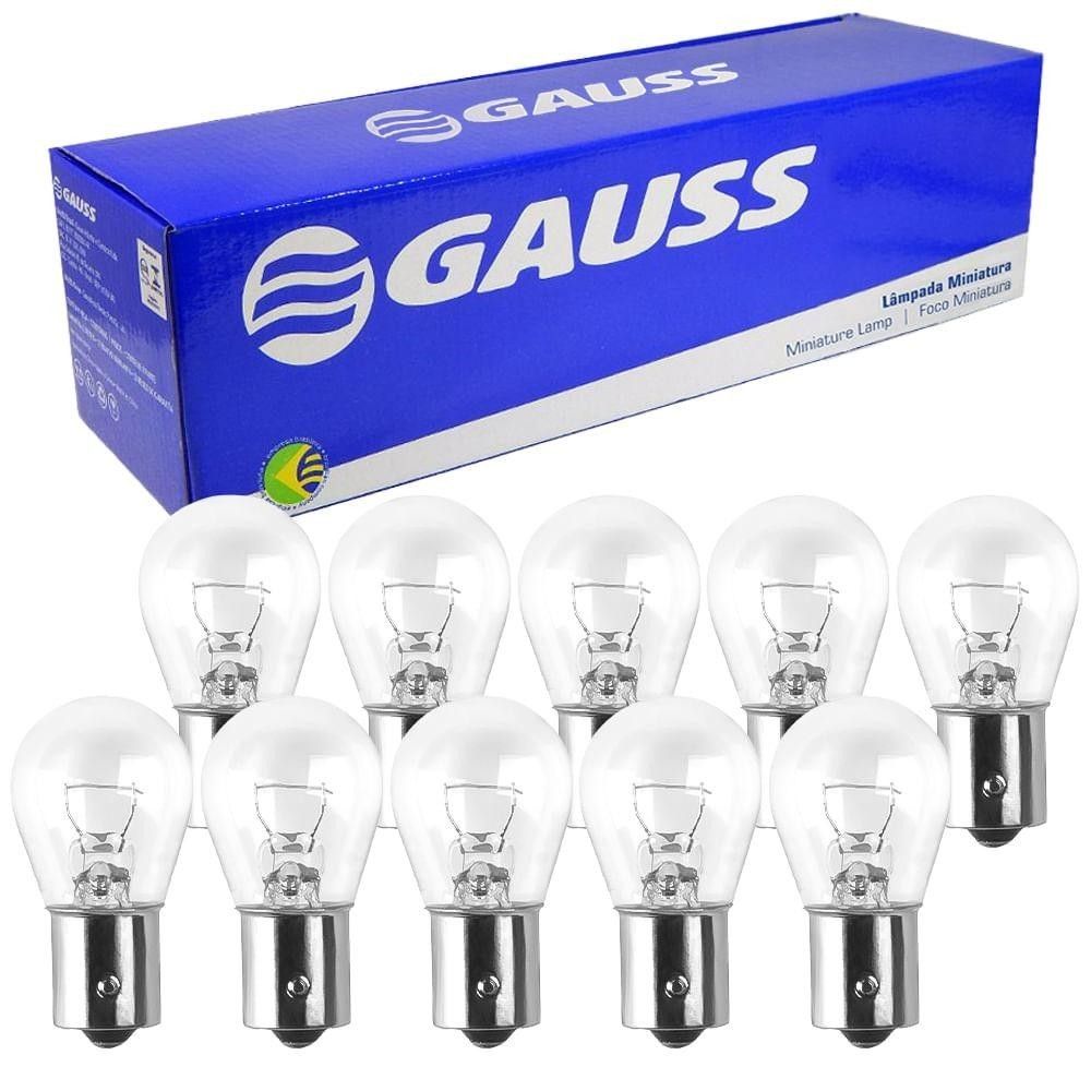 Lâmpada Pisca 24V Gauss: Kit 10 Unidades