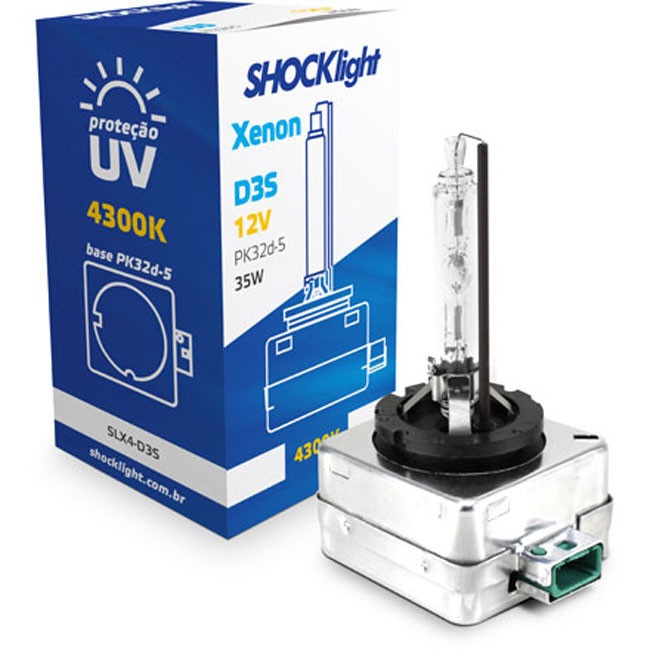 Lâmpada Xenon D3s 4300k: Iluminação Amarela Premium