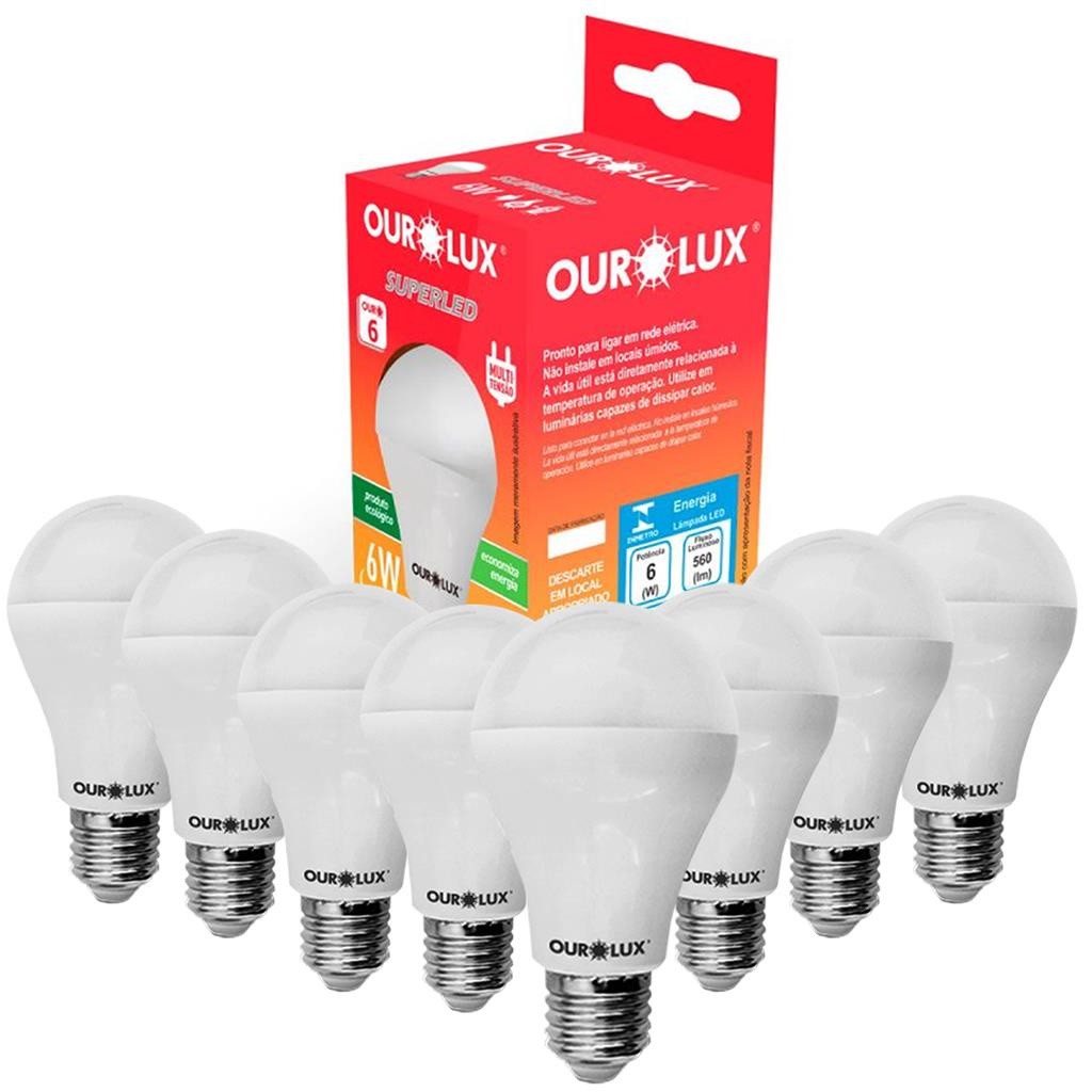 Lâmpadas LED A55: Economia e Luz Branca!