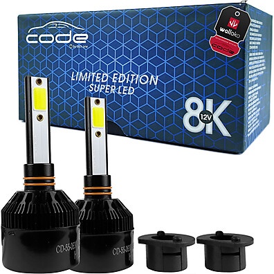 Lâmpadas LED Automotivas: Iluminação 8000K