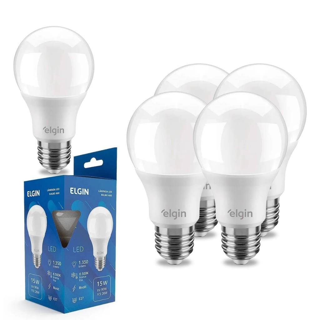Lâmpadas LED Elgin 15W: Ilumine e Economize!