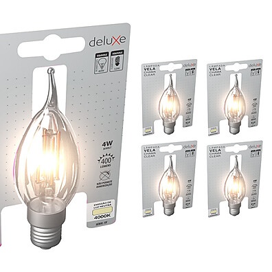 Lâmpadas LED Filamento: 5 Unidades para um Ambiente Aconchegante