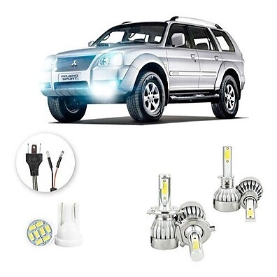 Lâmpadas LED Pajero Sport: 20000lm + Milha